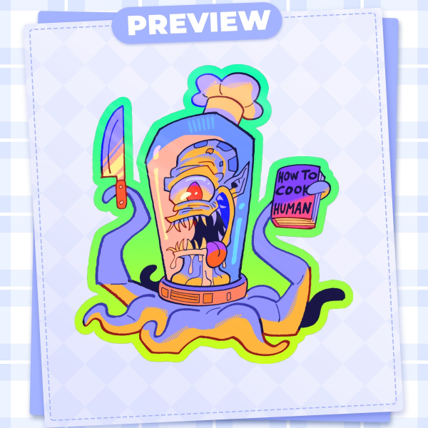 Kang - Cook - The Simpsons Sticker