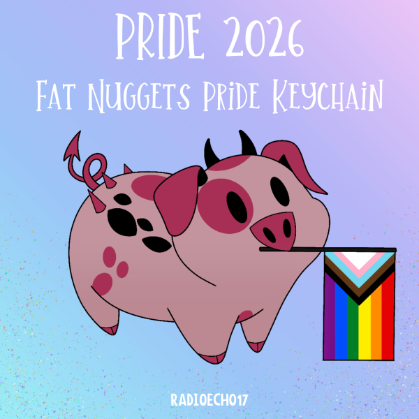 Fat Nuggets Pride Keychain