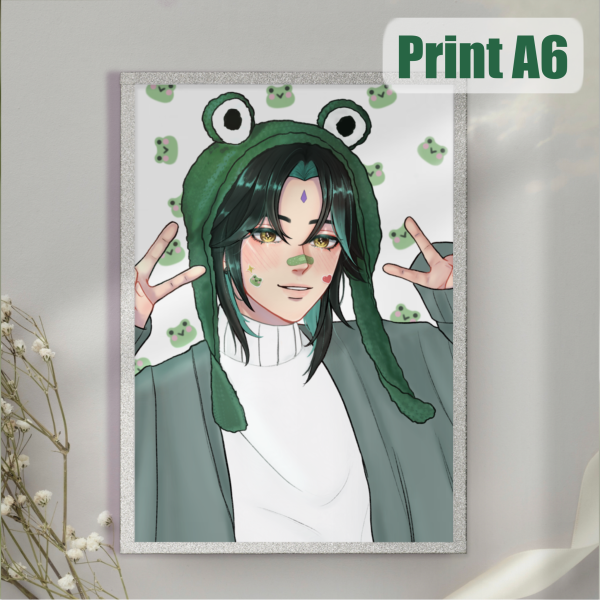 Genshin Impact Xiao Art Board A6 print