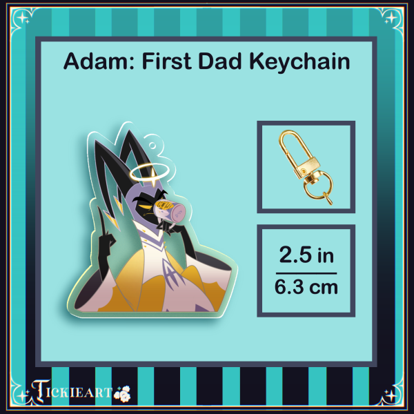 Adam | First Dad | Keychain
