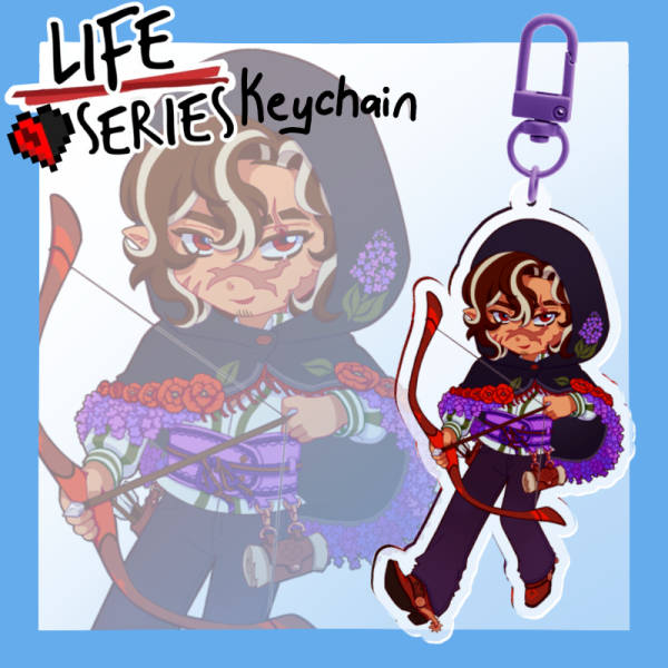 Life Series Secret Life Scar Keychain