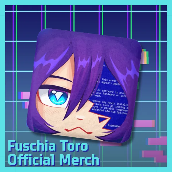 [Fuschia Toro Official Merch] Square Plush Badges