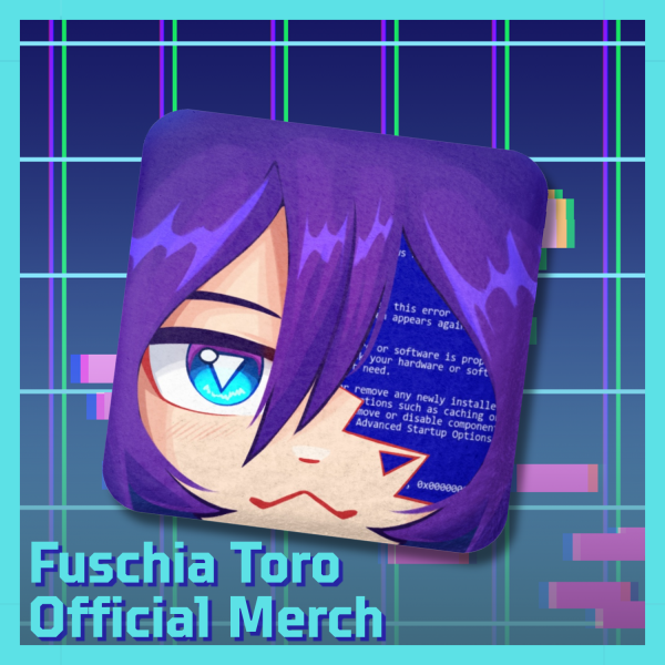 [Fuschia Toro Official Merch] Square Plush Badges