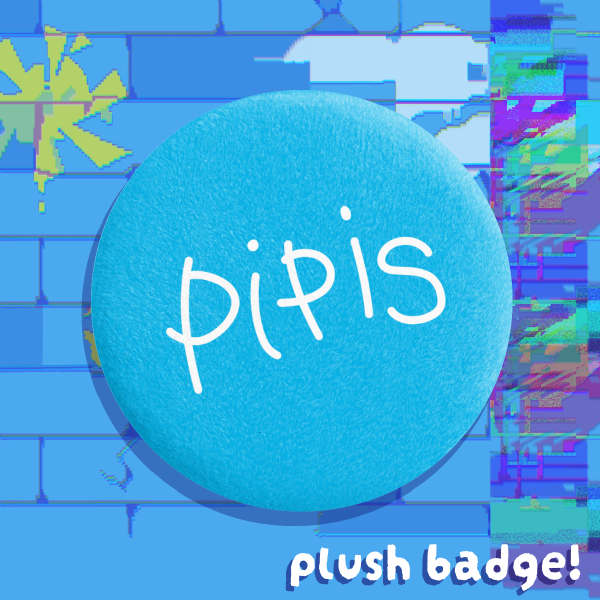 Pipis Plush Pin Badge