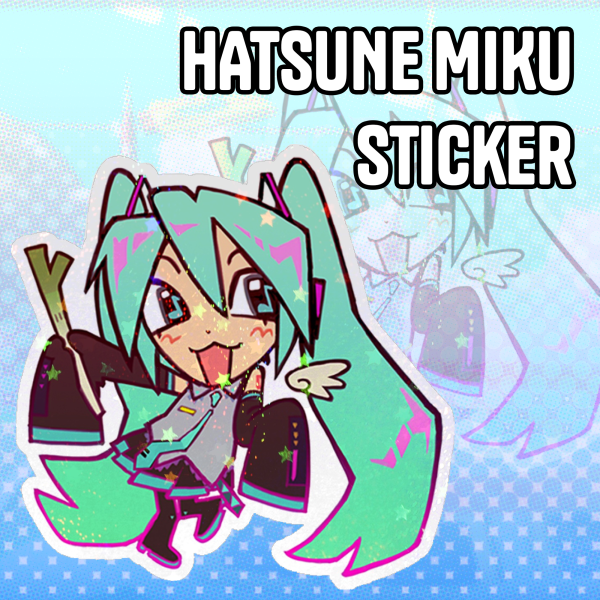 Hatsune Miku Holo Sticker