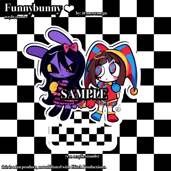 ♡ FunnyBunny Acrylic Standee! By: @meowmegu  ♡