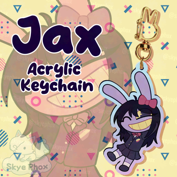Schoolgirl Jax | Rainbow Acrylic Keychain