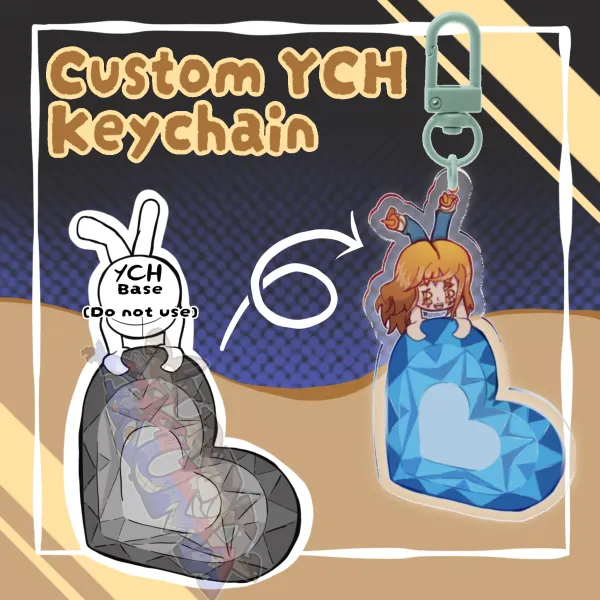 Custom YCH Keychain | COMMISSION |