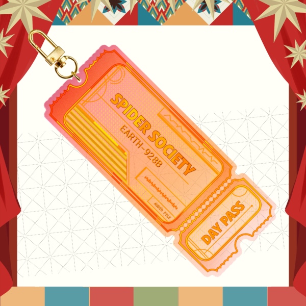 Spiderverse - Ticket Charm
