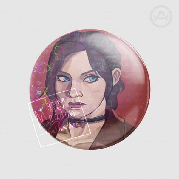 Claire Redfield Resident Evil Veronica - Holo Heart Badge