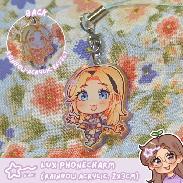 Lux ᯓ★ Rainbow Acrylic Phonecharm