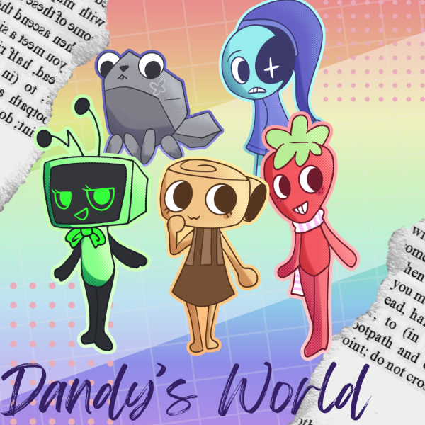 Dandy's World Coated Paper Stickers Sheet
