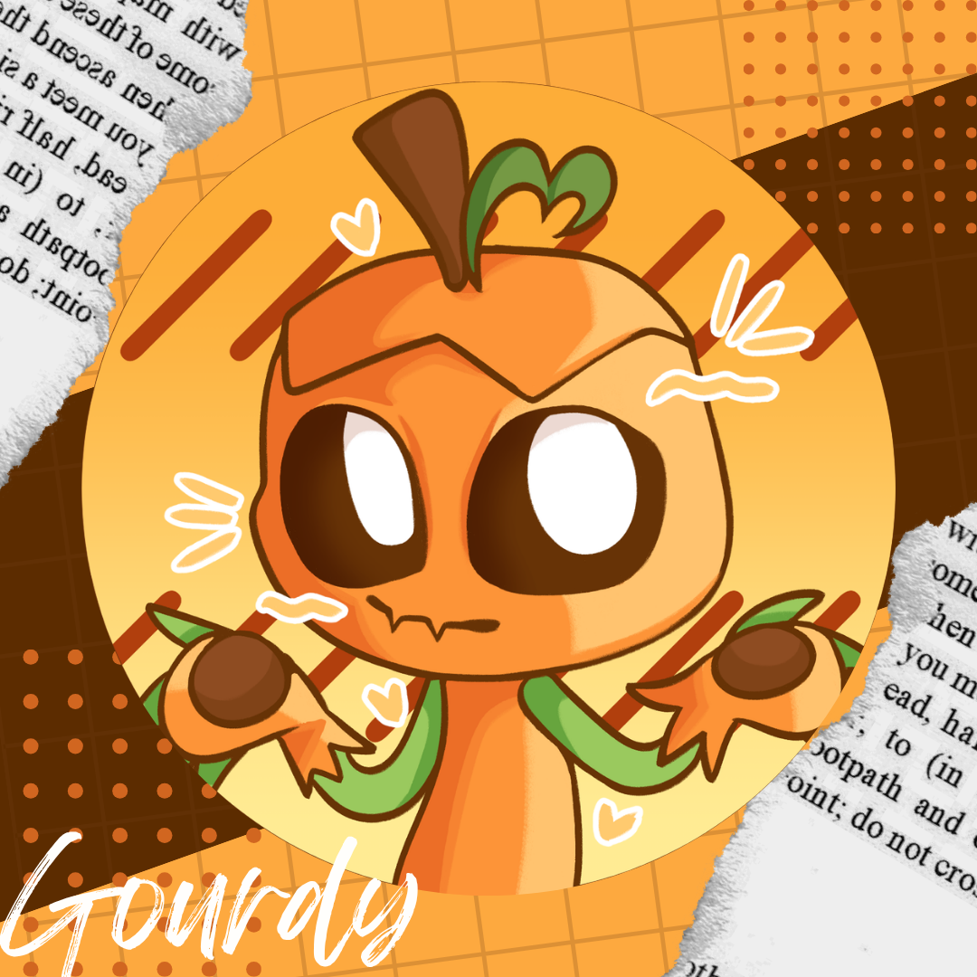 Gourdy Roblox Dandy's World Round Badges (Button Pins)