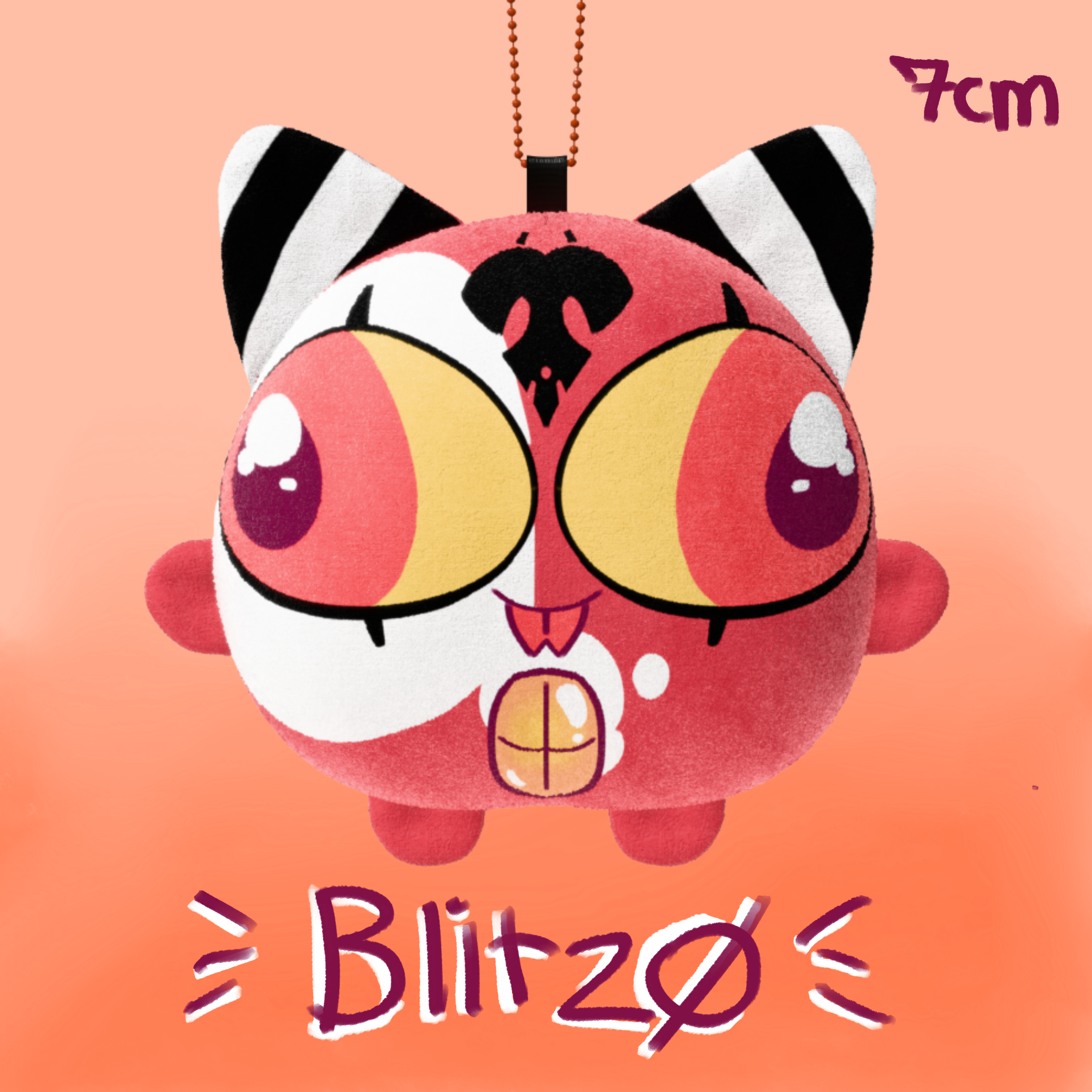 Blitz Mochi Cat Plush Keychain