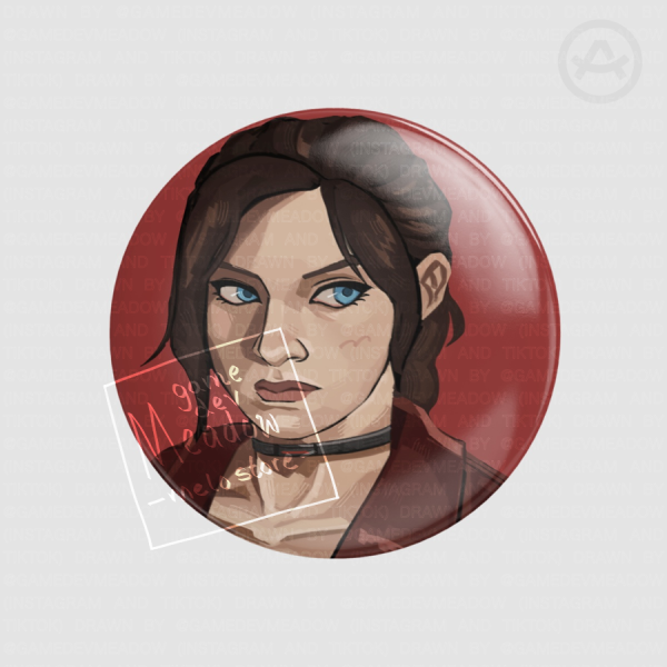 Claire Redfield Resident Evil Veronica - Glossy Badge