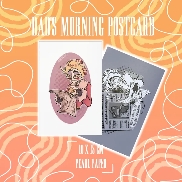 Dad's Morning | Postcard