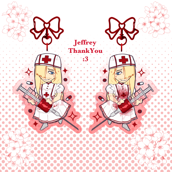 Jeffrey ThankYou Acrylic Charm <3