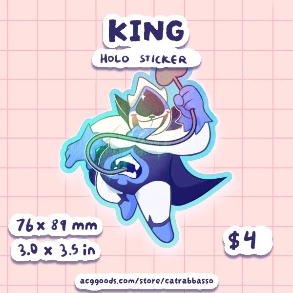 King Sticker