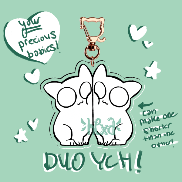 Cat/Dog Duo YCH