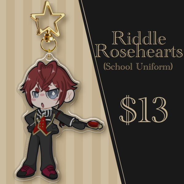 Riddle Rosehearts Keychain