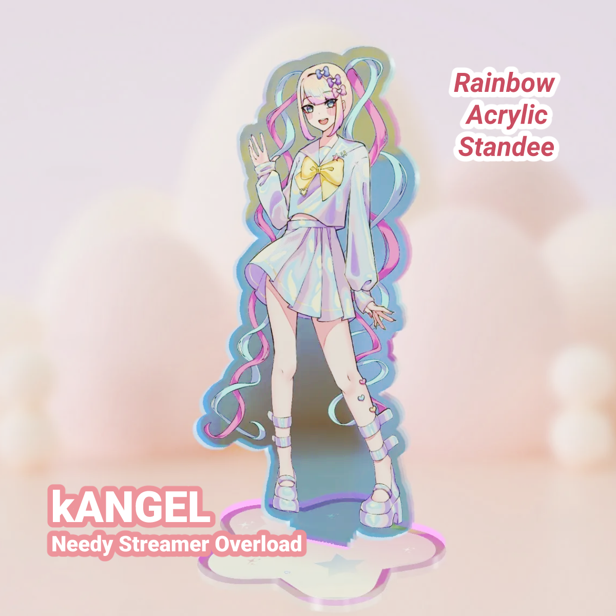 kAngel : Rainbow Acrylic Standee | Needy Streamer Overload