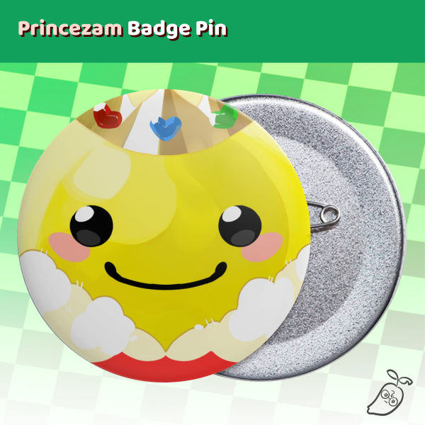 Princezam Round Badge Pin