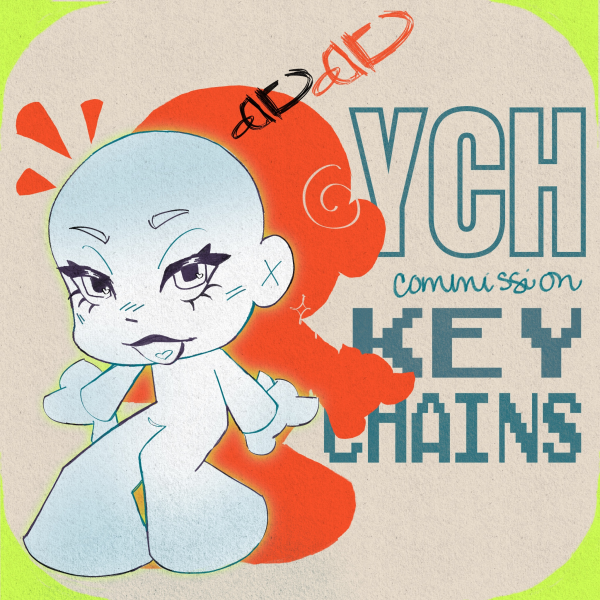 YCH Custom Chibi Acrylic Keychain