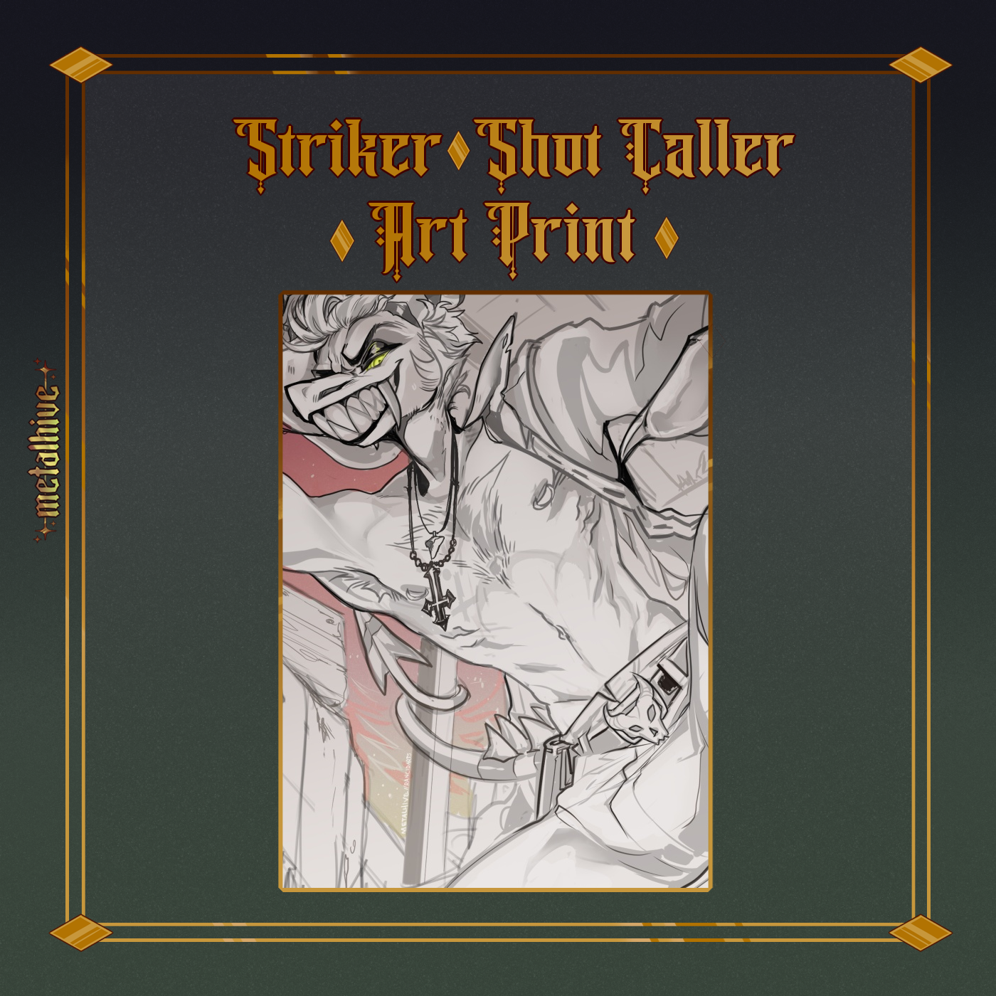 Striker ✰ Shot Caller ✮ Print