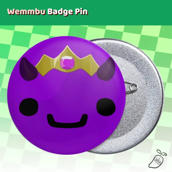 Wemmbu Round Badge Pin