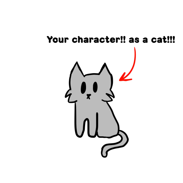 YCH cat keychain
