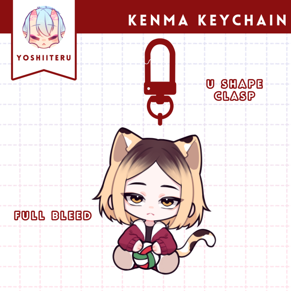 Haikyuu | Kenma | Full Bleed Keychain