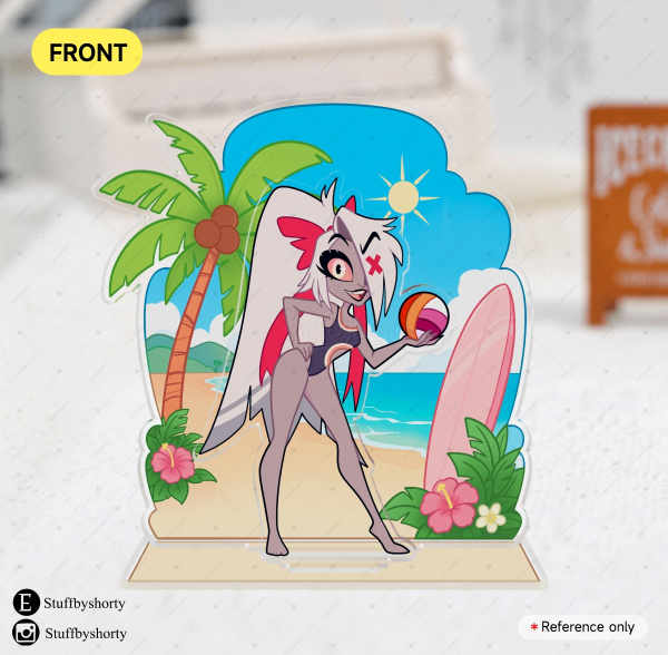 Hazbin Hotel Vaggi Summer standee