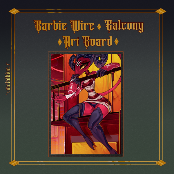 Barbie Wire ✰ Balcony ✮ Art Board