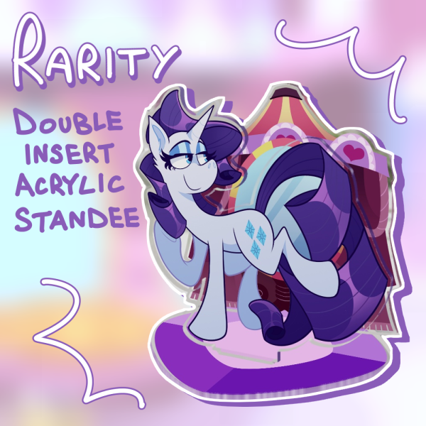 Rarity Acrylic Standee
