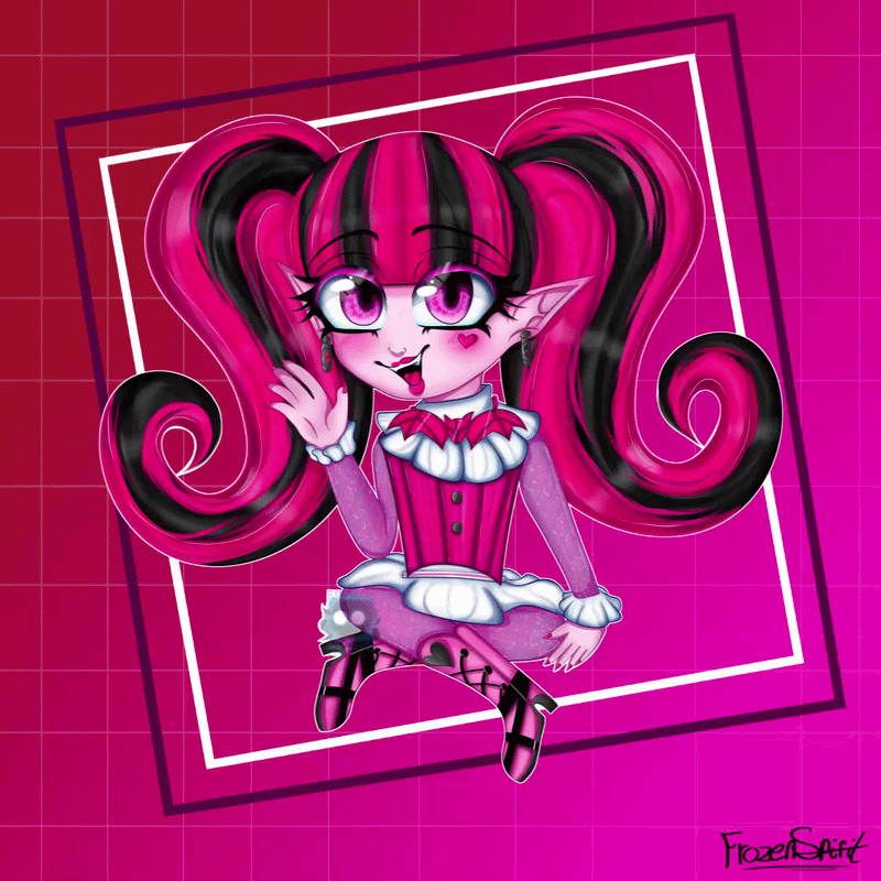 | MONSTER HIGH | Draculaura Sticker