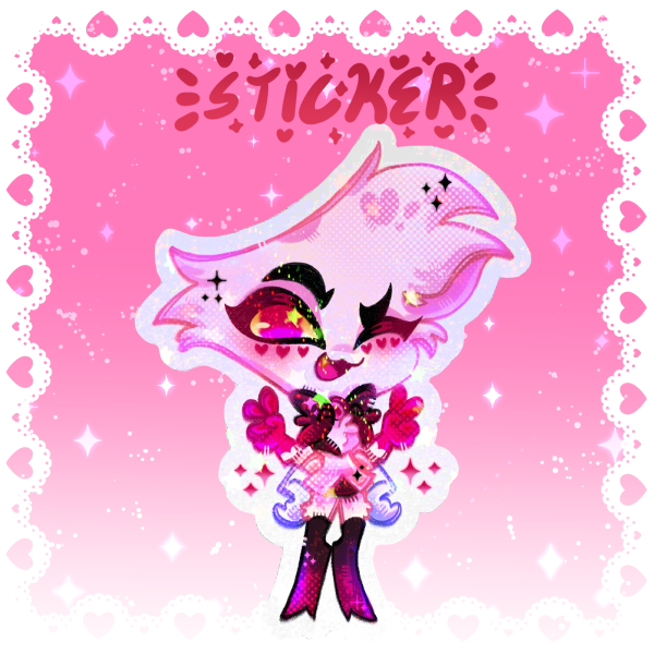 Angel Dust Hazbin Hotel Sticker