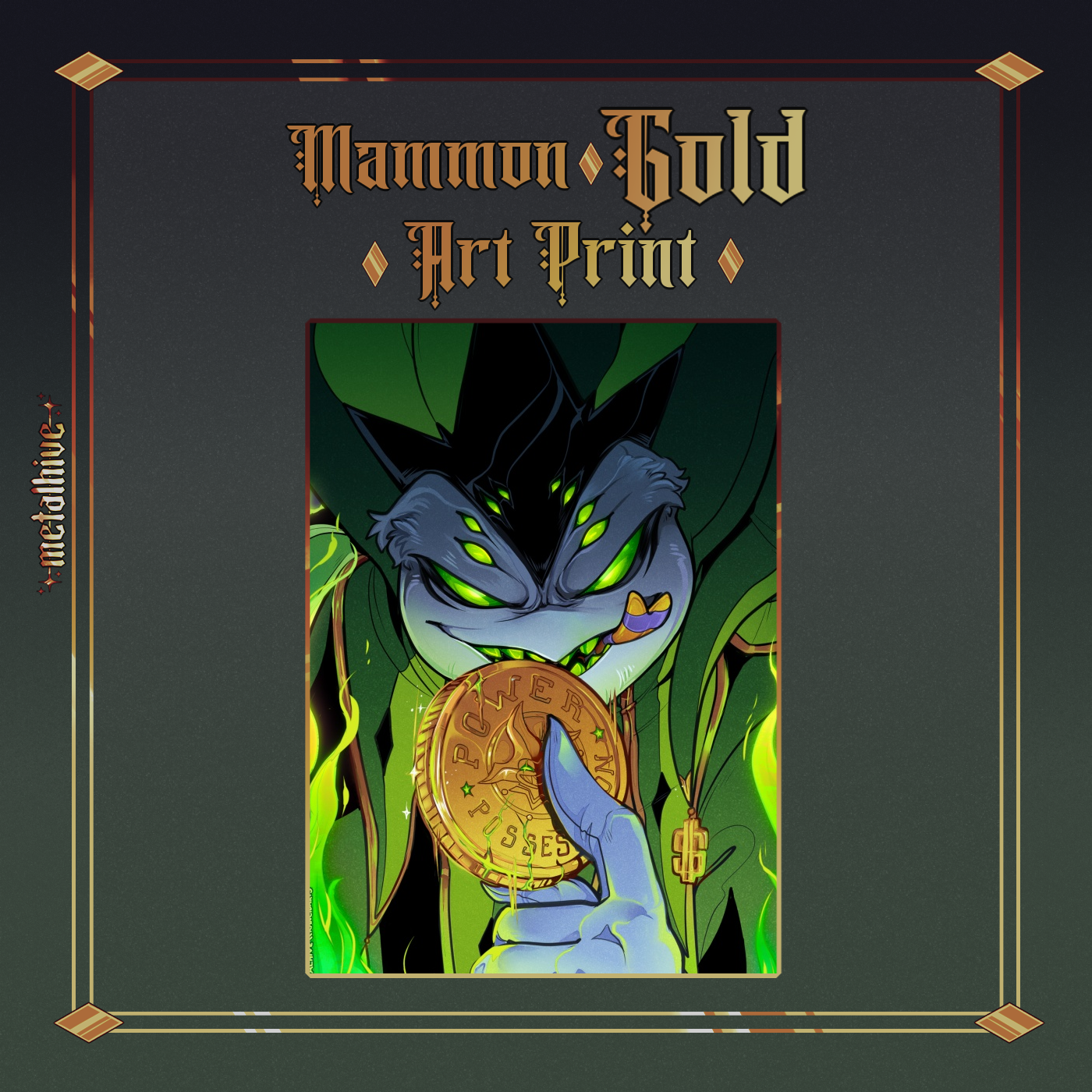 Mammon ✰ GOLD ✮ Print