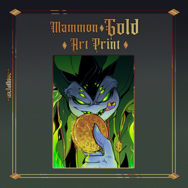 Mammon ✰ GOLD ✮ Print