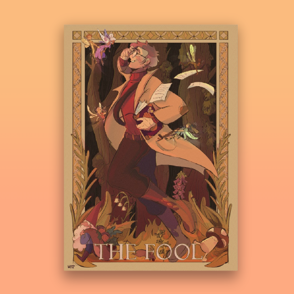 Stanford Pines Tarot Print - Gravity Falls