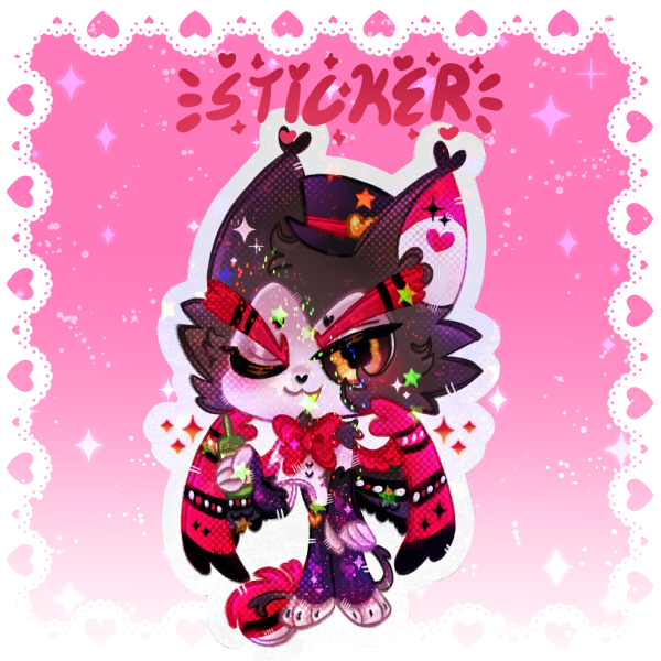 Husk Hazbin Hotel Sticker
