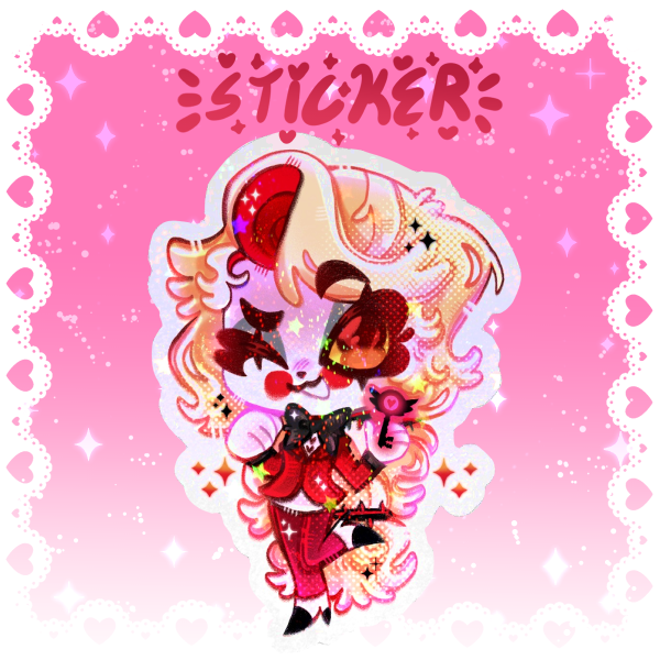 Charlie Morningstar Hazbin Hotel Sticker