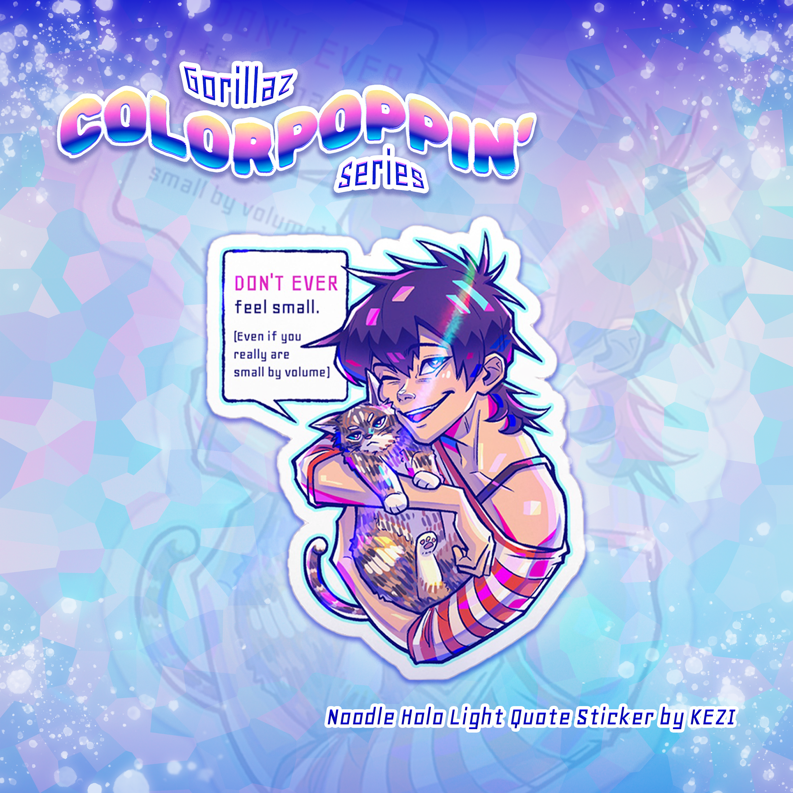 Noodle Sticker - Gorillaz Colorpoppin' Series