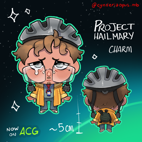 Project Hail Mary - Ryland Grace chibi keychain