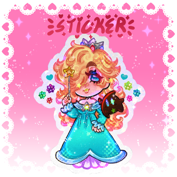 Rosalina Mario Sticker