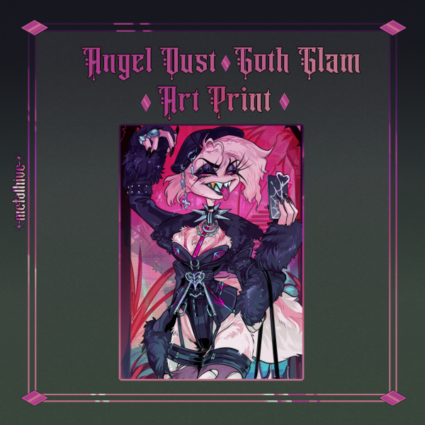 Angel ✰ Goth Glam ✮ Print