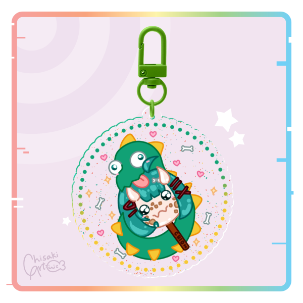 Chio Chompi - Pogchomp Popsicle Keychain