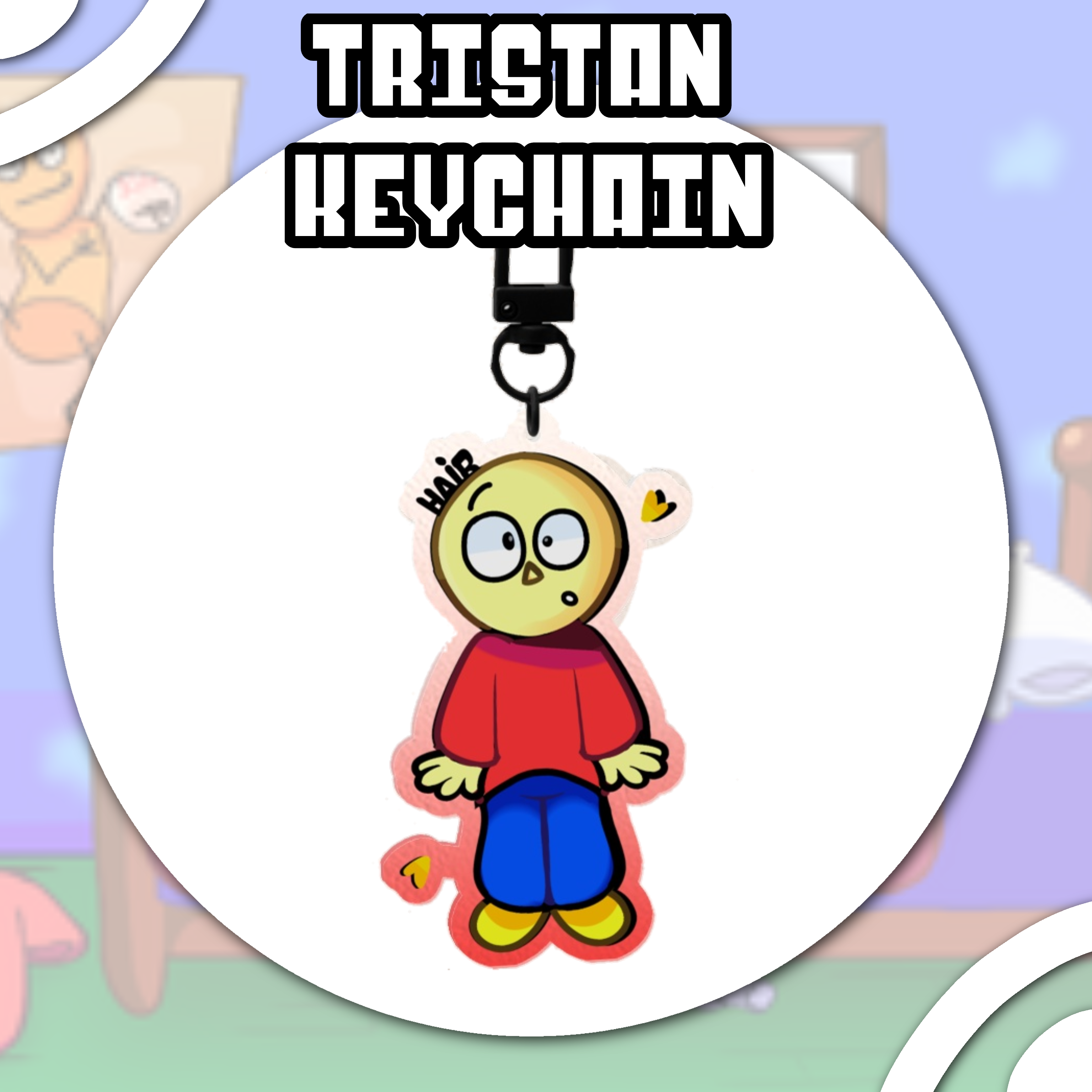 Tristan keychain (Dave and bambi)