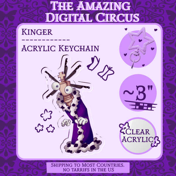 Kinger | Acrylic Keychain