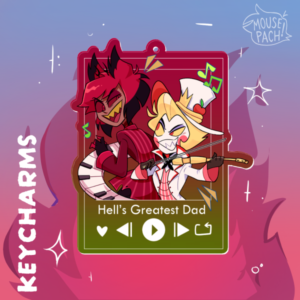 Hell´s Greatest Dad || Clear Acrylic Keychains