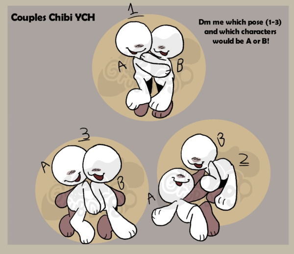 YCH Chibi Couples Comm